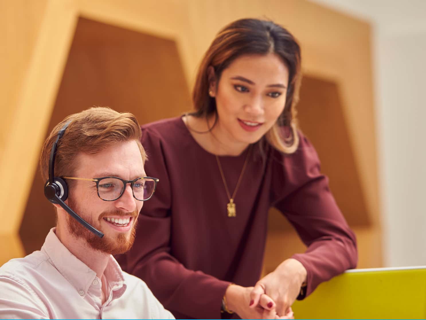 Inshore Benefits broker support team helping a producer place a voluntary vision case