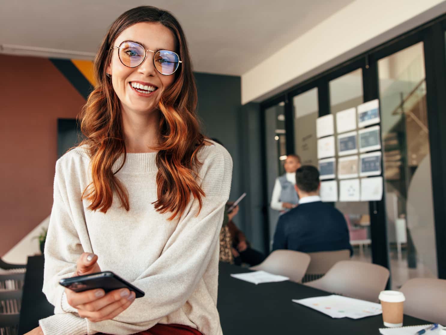 Inshore Benefits team member ready to follow up on a broker's message.